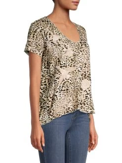 JOHNNY WAS FRANKIE EVERYDAY TEE -Western Fashion 0400018360824 MULTI A2