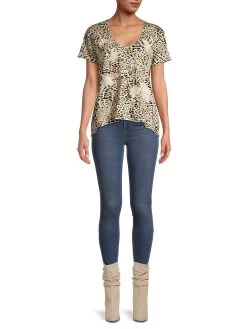 JOHNNY WAS FRANKIE EVERYDAY TEE -Western Fashion 0400018360824 MULTI ASTL