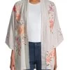 JOHNNY WAS VIENNA LINEN KIMONO -Western Fashion 0400018384070 MULTI A1
