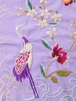 JOHNNY WAS OSAKA RAW SEAM DOLMAN TEE -Western Fashion 0400018690931 VIOLET A6