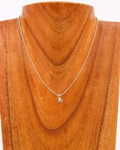 16" Sterling Silver FU Necklace