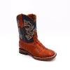 Tanner Mark Cobalt And Caiman Kids Boot -Western Fashion 0D6A5630