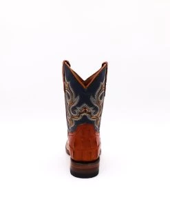 Tanner Mark Cobalt And Caiman Kids Boot -Western Fashion 0D6A5633