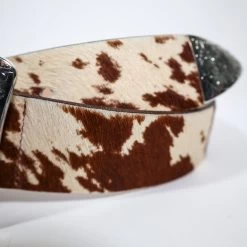 COWHIDE PRINT XL BUCKLE -Western Fashion 0D6A6744