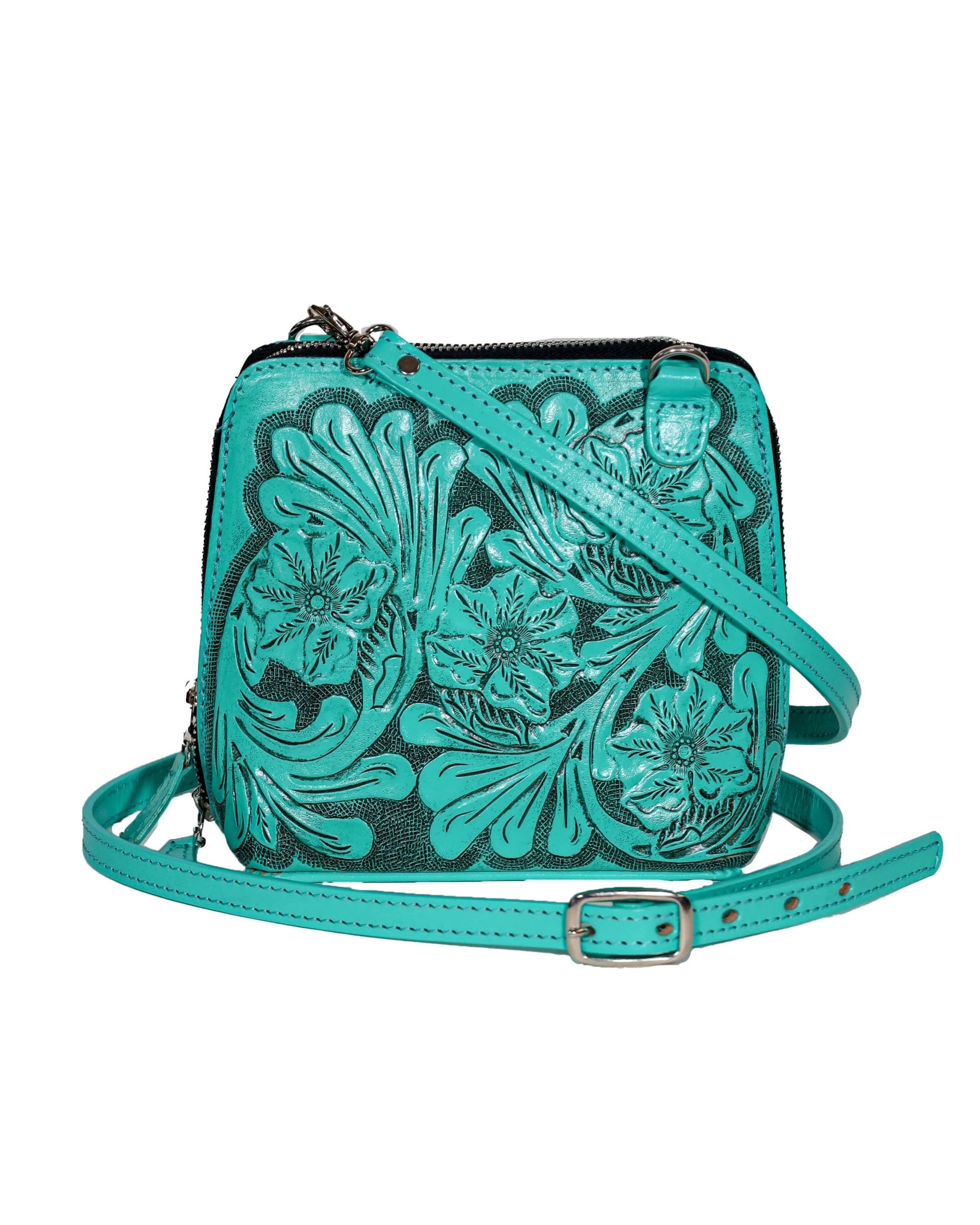 QUE CHULA CATALINA CHICA TURQUOISE PURSE 4 QUE CHULA CATALINA CHICA TURQUOISE PURSE - Image 2