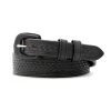 Vogt Basket Weave Belt With Taper In Black 1 Vogt Basket Weave Belt With Taper In Black -Western Fashion 100 041 052