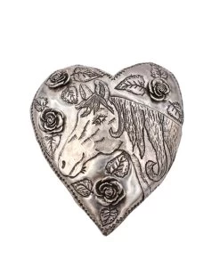 MARGARET SULLIVAN WOMEN'S HEART AND HORSE SCARF SLIDE