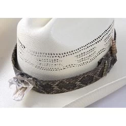 Randal's Wildlife Creations Rattlesnake Hatband With Head