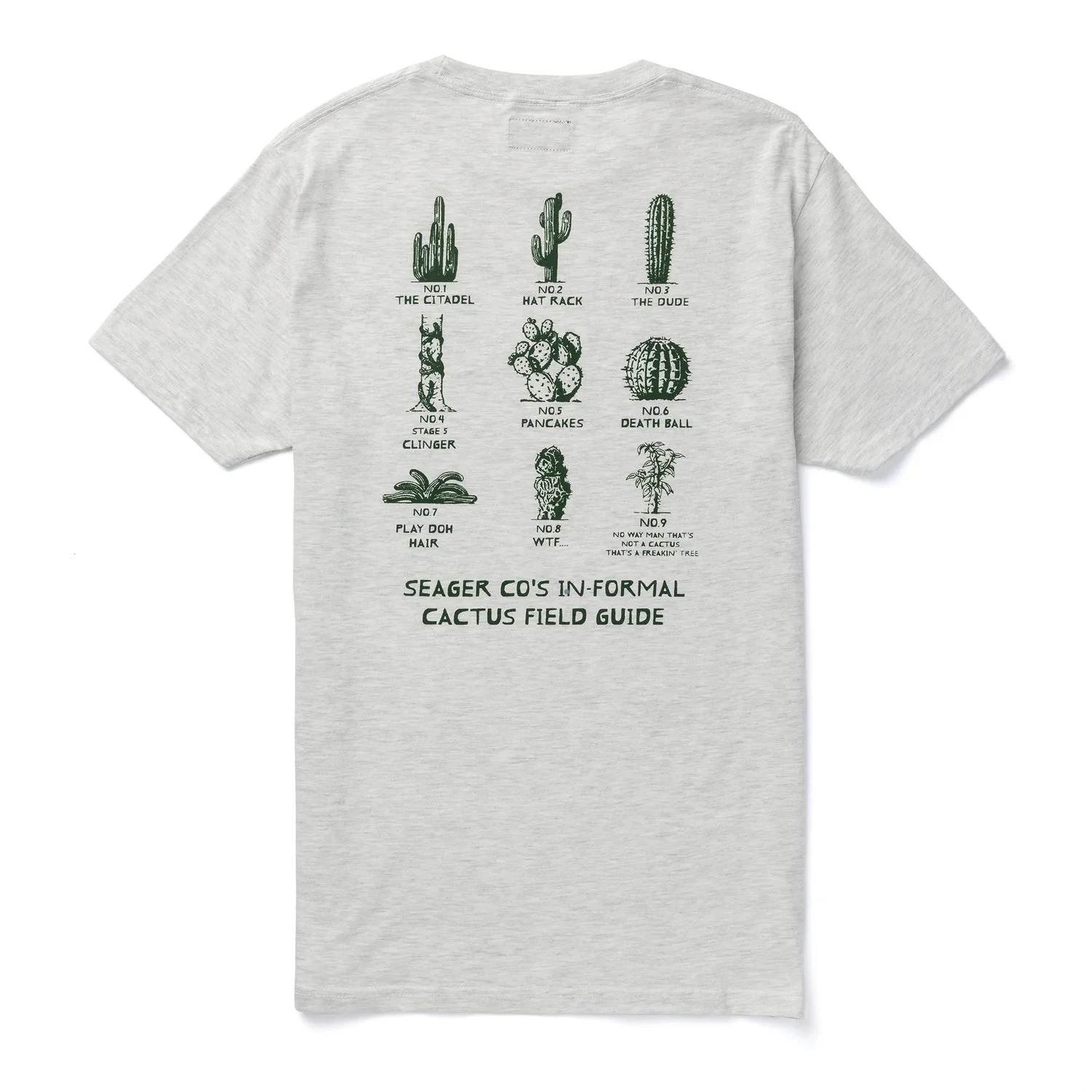 SEAGER INFORMAL CACTUS GUIDE TEE