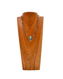 LOVE TOKENS MIXED METAL THUNDERBIRD TURQUOISE MELODY NECKLACE -Western Fashion 118 957f8767 c082 435e 80e0 0739c53b47c1