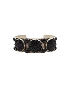 Richard Schmidt Onyx Starburst Cuff