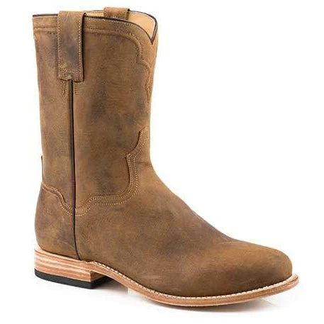 STETSON MEN'S ROUND TOE BOOT 3 STETSON MEN'S ROUND TOE BOOT