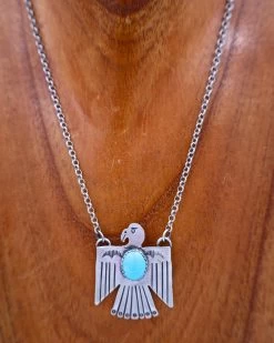 THUNDERBIRD TURQUOISE NECKLACE -Western Fashion 12 6b28806d eed2 4501 b9a6 4c296b8f9ff5