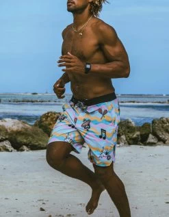 BAJA LLAMA LOS THREE AMIGOS - SHIPWRECKS 18" BOARDSHORTS