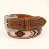 ARIAT MEN'S BRIGHT FABRIC WESTERN BELT -Western Fashion 1387893