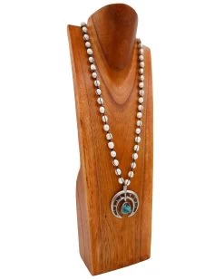 LOVE TOKENS NAJA AND TURQUOISE WITH WHITE RICE PEARL NECKLACE -Western Fashion 147 165351f5 9197 4326 9fde c868e508bf73