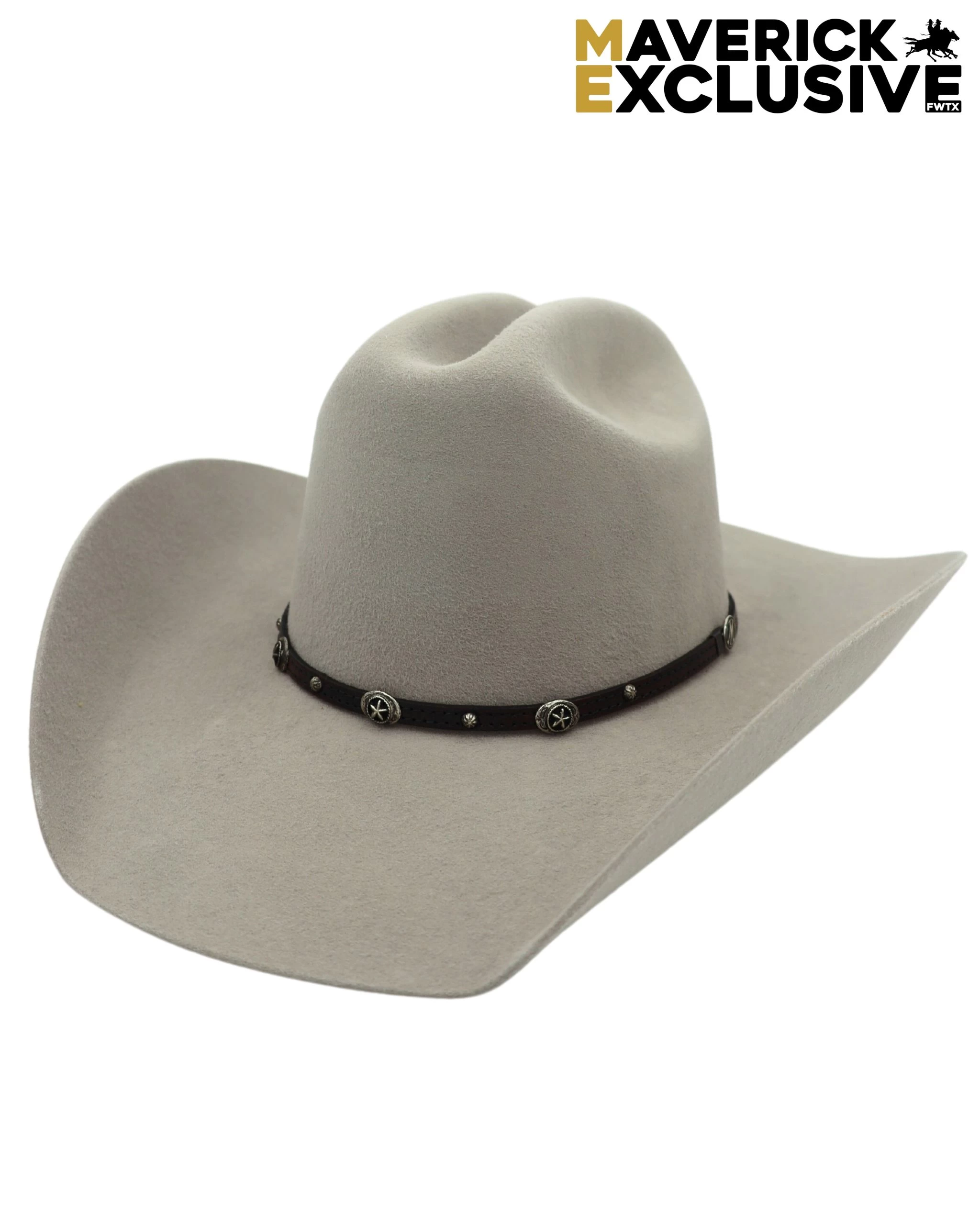 MAVERICK FINE WESTERN WEAR PLATINUM DROVER HAT 3 MAVERICK FINE WESTERN WEAR PLATINUM DROVER HAT