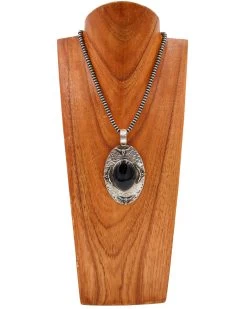 RICHARD SCHMIDT LARGE ONYX OVAL 4 LONGHORNS PENDANT 9 RICHARD SCHMIDT LARGE ONYX OVAL 4 LONGHORNS PENDANT -Western Fashion 154 16a29e15 d140 465f a518 b69eeb1e58b5