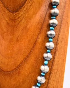LARGE NAVAJO PEARLS AND TURQUOISE BEADS NECKLACE 8 LARGE NAVAJO PEARLS AND TURQUOISE BEADS NECKLACE -Western Fashion 154 90ff3fd7 dfff 478e 858b 6d0bcd9e0e99