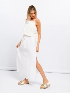 SMF LINEN MAXI SKIRT -Western Fashion 1645551277 d8ffeae36c5378aa7d5e5d7497902342