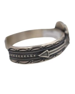 GREEN TURQUOISE STERLING SILVER DOTS STAMPED BAND CUFF -Western Fashion 170 b839fd00 80b6 4863 9f7b e1ab7a3a578c