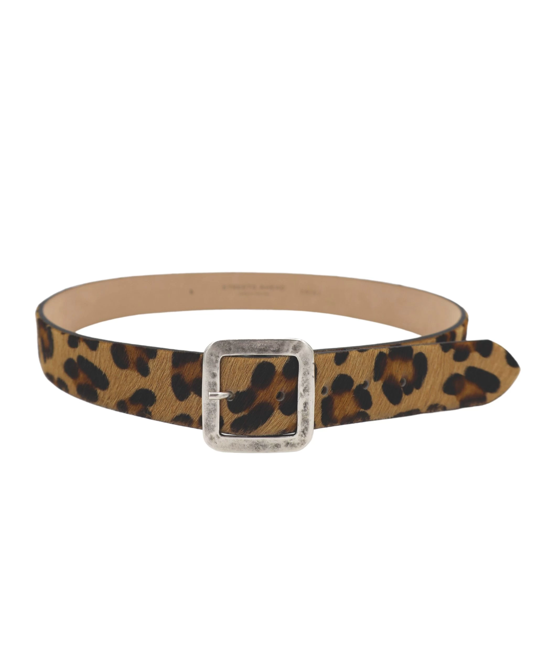 STREETS AHEAD LEOPARD PRINT BELT 3 STREETS AHEAD LEOPARD PRINT BELT