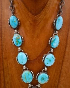 LARGE TURQUOISE STAR CROSS NECKLACE -Western Fashion 17 4bc285d7 d562 489d 90b1 a03605470e5c