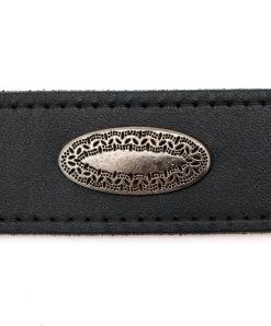 Marc Wolf American Eagle Belt In Black -Western Fashion 1836 217bk detail2