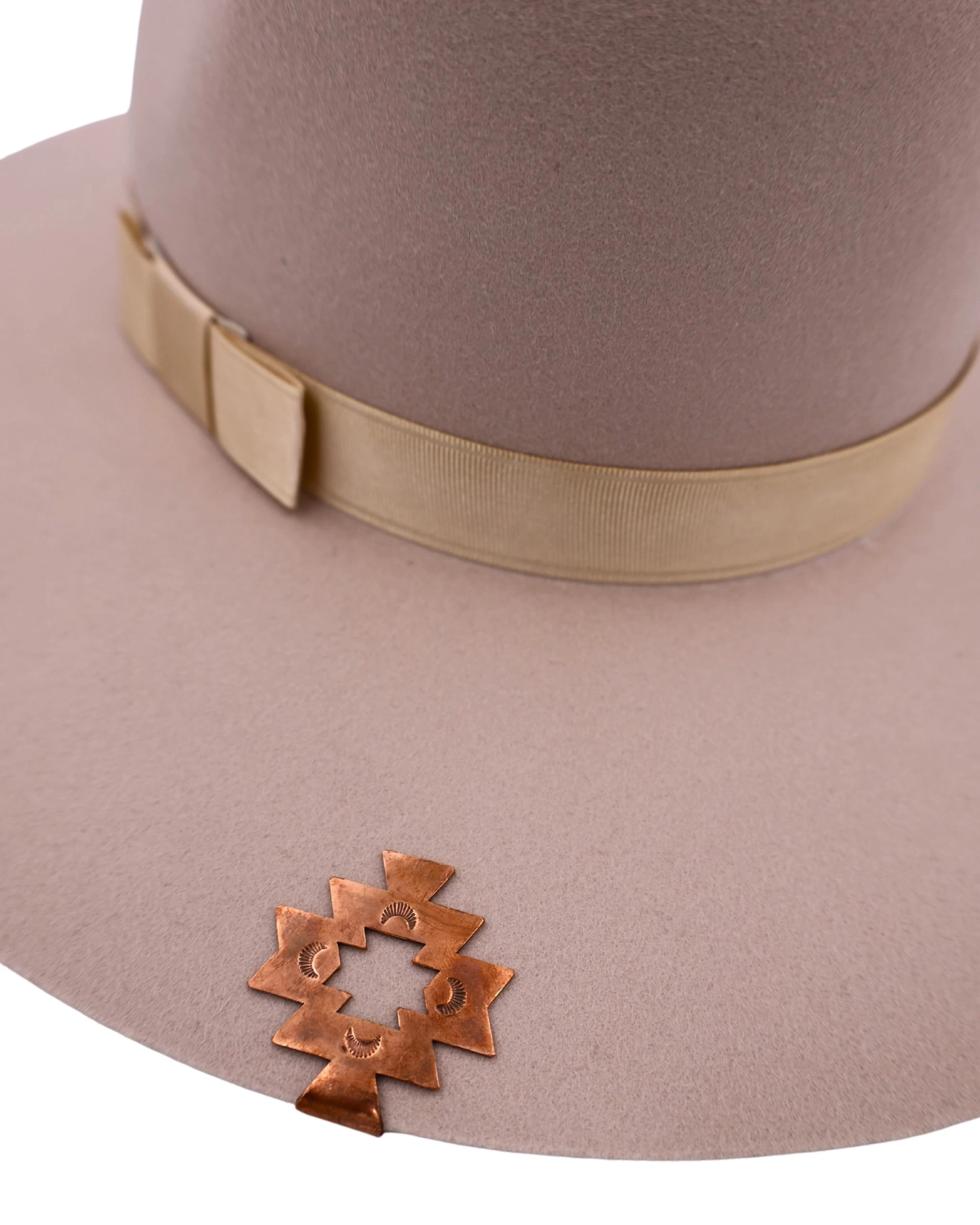 THE WINGED HEART SANTA FE COPPER STAMPED HAT CLIP 3 THE WINGED HEART SANTA FE COPPER STAMPED HAT CLIP