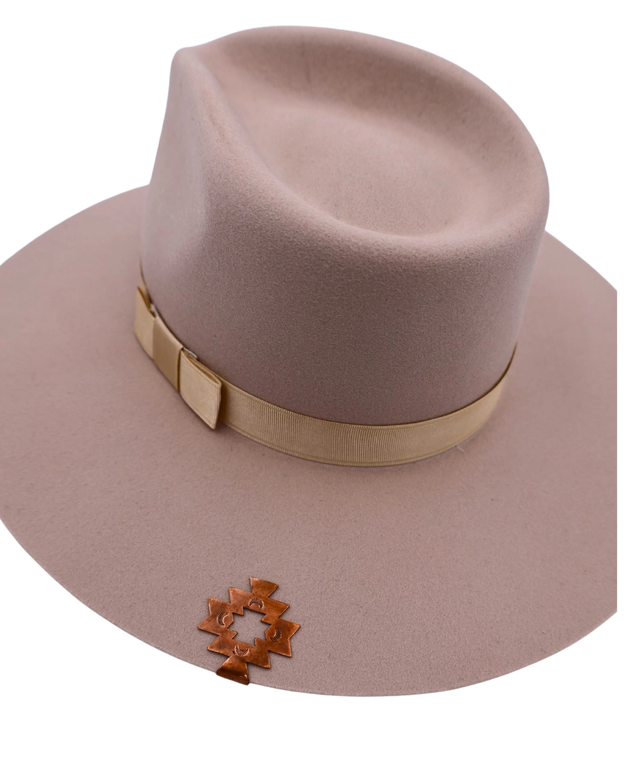 THE WINGED HEART SANTA FE COPPER STAMPED HAT CLIP 4 THE WINGED HEART SANTA FE COPPER STAMPED HAT CLIP - Image 2