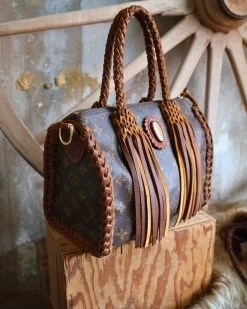 LEATHER AND VODKA SPEEDY 25 CAMEL 30CT TYRON TURQUOISE BAG -Western Fashion 184 36f0e4d3 7974 46c1 a971 6f2a5f39786d