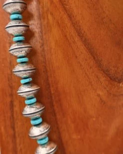 1886 COIN, TURQUOISE AND NAVAJO SAUCERS NECKLACE -Western Fashion 188 be6b4f78 c698 496f a3c6 e8cd1cd19e1d
