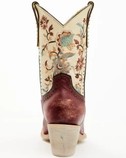 Yippee Ki Yay Women's Bruni Floral Embroidered Studded Western Leather Booties 13 Yippee Ki Yay Women's Bruni Floral Embroidered Studded Western Leather Booties -Western Fashion 2000374913 646 P5