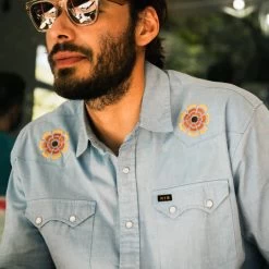 HOWLER MEN'S Crosscut Deluxe Shortsleeve Shirt -Western Fashion 20230113 Howler Costa Rica BZ9 7679