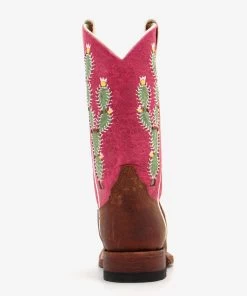 Macie Bean Prickled Pink Kids Boot -Western Fashion 2092 mk9132 04