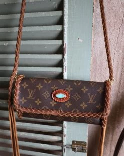LEATHER AND VODKA TWIN POCHETTE CAMEL 20CT KINGMAN TURQUOISE BAG -Western Fashion 214 d2fc8ee2 5e86 4ced 9a57 4d23f56c3707