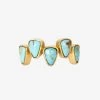 CHRISTINA GREENE STEPPING STONES WITH TURQUOISE RING -Western Fashion 2326 NAC62T