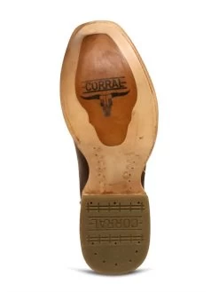 Corral Boots CORRAL MEN'S BROWN EMBROIDERY NARROW SQUARE TOE BOOT -Western Fashion 234914 1200 auto