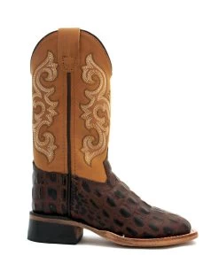 Old West Children's Gator Print Boot -Western Fashion 243 bsc1830 side