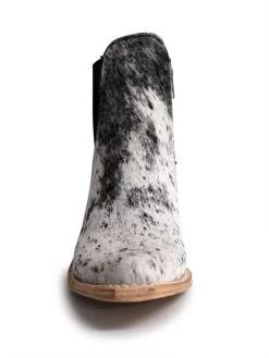 LIBERTY BLACK WOMEN'S MARINA PELO GRANIZO BLANCO NEGRO BOOTIE -Western Fashion 247074 1200 auto