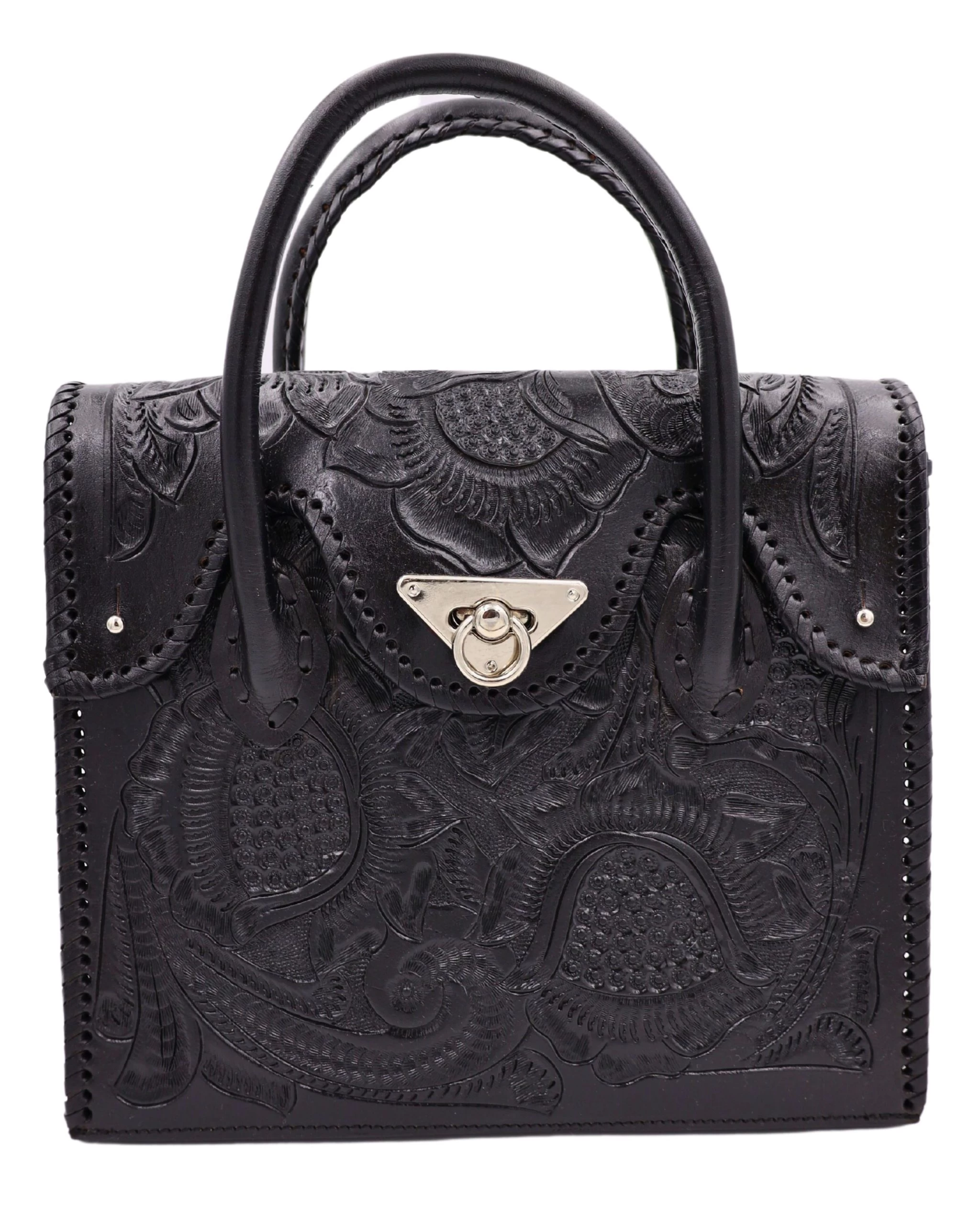 QUE CHULA DOS BOTONES BLACK PURSE 3 QUE CHULA DOS BOTONES BLACK PURSE