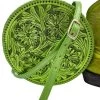 QUE CHULA REDONDO METALLIC GREEN PURSE -Western Fashion 264 7266e049 c8e7 4efc 8143 bcbb1b3c3bb9