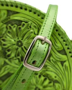QUE CHULA REDONDO METALLIC GREEN PURSE -Western Fashion 265 716511dd 1a5e 46ea 8adf af4b5e165078