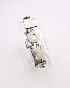 STERLING SILVER LETTERS "I LOVE YOU" BRACELET -Western Fashion 267