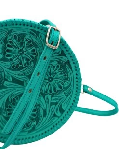 QUE CHULA REDONDO TURQUOISE PURSE -Western Fashion 267 0a0ce80e 9df3 4b6a 8046 ae9add11eec6