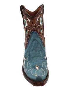 Corral Boots CIRCLE G BY CORRAL WOMEN'S BLUE AND BROWN FLORAL INLAY BOOT 13 Corral Boots CIRCLE G BY CORRAL WOMEN'S BLUE AND BROWN FLORAL INLAY BOOT -Western Fashion 274 40f4c3b5 579b 4f4d 8c2c 83c8e0ddaf88