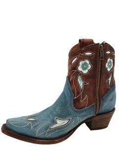 Corral Boots CIRCLE G BY CORRAL WOMEN'S BLUE AND BROWN FLORAL INLAY BOOT 14 Corral Boots CIRCLE G BY CORRAL WOMEN'S BLUE AND BROWN FLORAL INLAY BOOT -Western Fashion 276 1d16a27a a7f9 4edd 9dc1 3db82b87015f