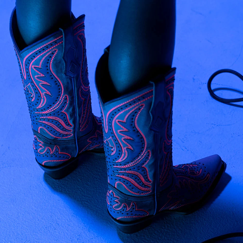 Corral Boots CORRAL WOMEN'S BLACKLIGHT NEON BOOTS 8 Corral Boots CORRAL WOMEN'S BLACKLIGHT NEON BOOTS - Image 6