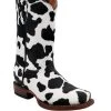 TANNER MARK GIRLS COWPRINT BOOTS -Western Fashion 2 c1142c73 7c79 47d9 a0da 19fdd081c42f