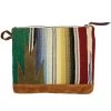 TOTEM SALVAGED ZIP SERAPE LEATHER APPLIQUE POUCH 1 TOTEM SALVAGED ZIP SERAPE LEATHER APPLIQUE POUCH -Western Fashion 34 7045eadc 9449 4330 a798 c0d9ae088ad1